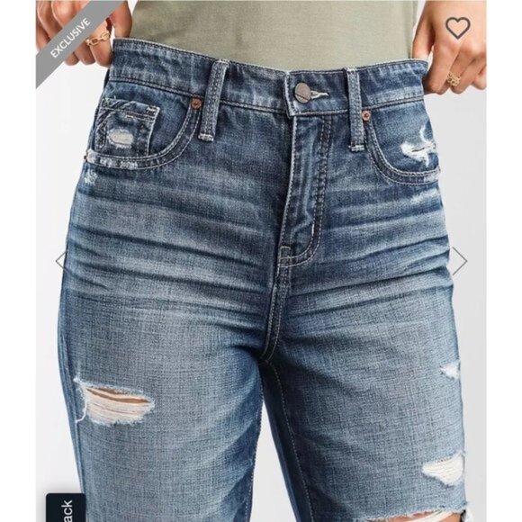 Buckle Black Mom Jean In Nepal 25" - Picture 5 of 5